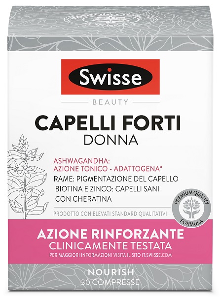 SWISSE CAPELLI FORTI DONNA 30 COMPRESSE - Farmacia Puddu Baire S.r.l.