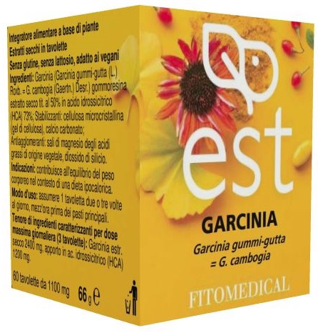 GARCINIA ESTRATTO SECCO 60 TAVOLETTE - Farmacia Puddu Baire S.r.l.