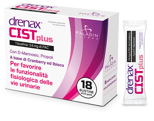 DRENAX FORTE CIST PLUS 18 STICK PACK - Farmacia Puddu Baire S.r.l.