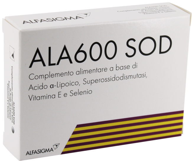 ALA 600 SOD 20 COMPRESSE - Farmacia Puddu Baire S.r.l.