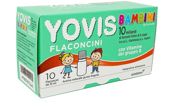 YOVIS BAMBINI FRAGOLA 10 FLACONCINI DA 10 ML - Farmacia Puddu Baire S.r.l.