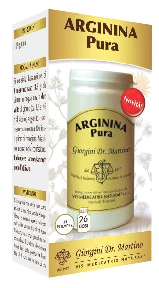 ARGININA PURA POLVERE SOLUBILE 100 G - Farmacia Puddu Baire S.r.l.