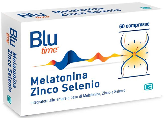 BLU TIME MELATONINA/ZINCO/SELENIO COMPRESSE - Farmacia Puddu Baire S.r.l.