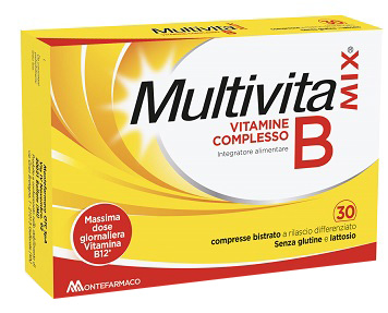 MULTIVITAMIX VIT COMPLESSO B 30 COMPRESSE BISTRATO - Farmacia Puddu Baire S.r.l.