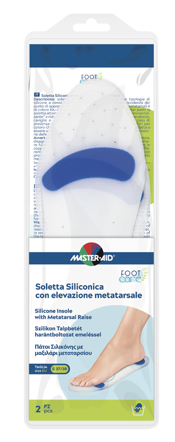 SOLETTA SILICONICA MASTER-AID FOOTCARE SMALL 37-38 METATARSO I4 - Farmacia Puddu Baire S.r.l.