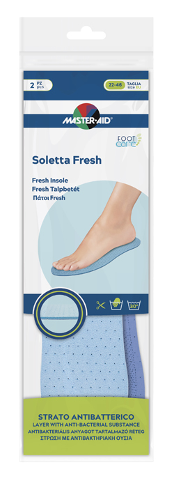 MASTER-AID FOOTCARE SOLETTA FRESH RITAGLIABILE 2 PEZZI I2 - Farmacia Puddu Baire S.r.l.