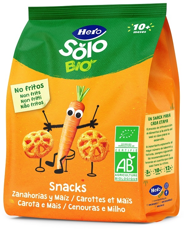 HERO BABY SOLO SNACK CAROTA MAIS 40 G - Farmacia Puddu Baire S.r.l.