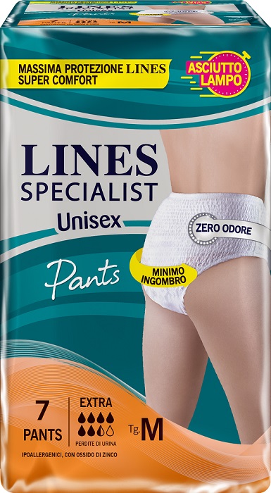 LINES SPECIALIST PANTS UNISEX EXTRA M 7 PEZZI - Farmacia Puddu Baire S.r.l.