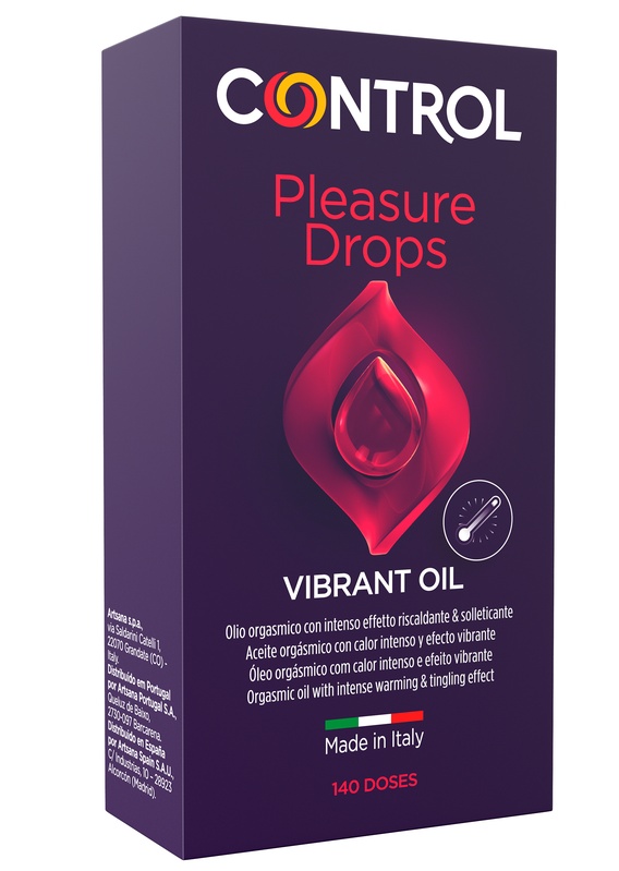 CONTROL VIBRANT OIL PLEASURE DROPS - Farmacia Puddu Baire S.r.l.