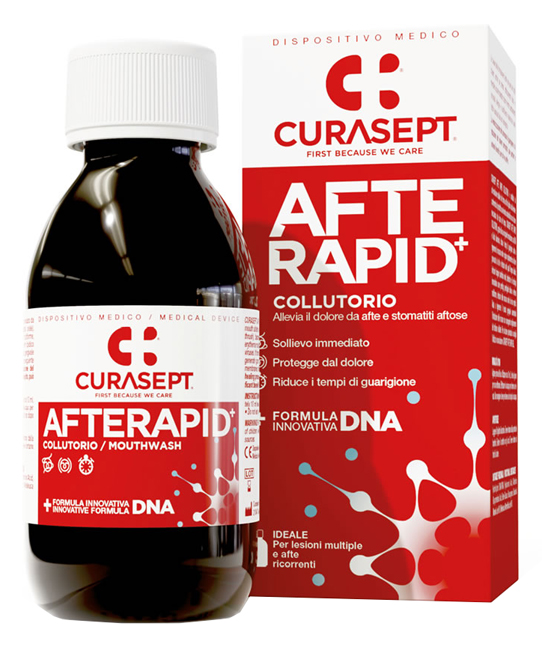 CURASEPT COLLUTORIO AFTE RAPID DNA 125 ML - Farmacia Puddu Baire S.r.l.