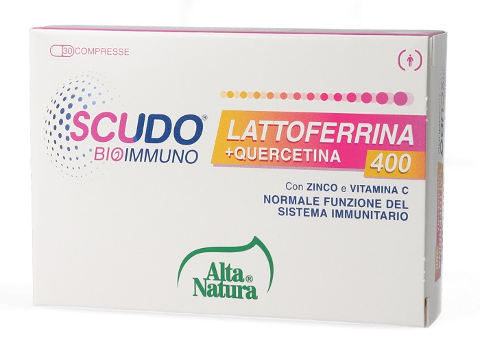 SCUDO LATTOFERRINA + QUERCETINA 400 30 COMPRESSE - Farmacia Puddu Baire S.r.l.