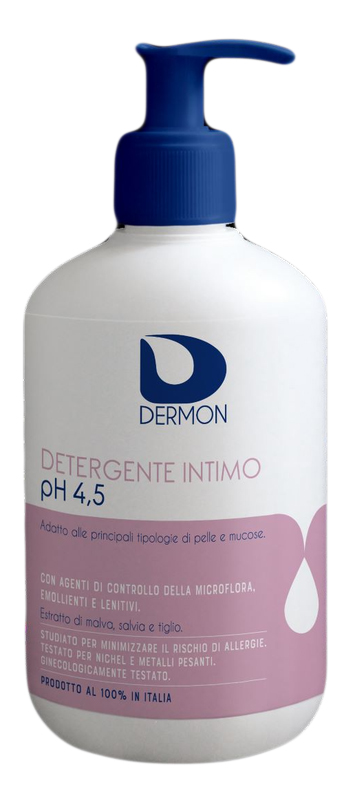DERMON DETERGENTE INTIMO USO FREQUENTE PH 4,5 500 ML - Farmacia Puddu Baire S.r.l.