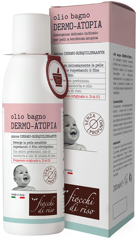 FIOCCHI DI RISO DERMO-ATOPIA OLIO BAGNO - Farmacia Puddu Baire S.r.l.