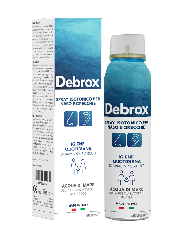 DEBROX SPRAY NASO ORECCHIE B/A 125ML - Farmacia Puddu Baire S.r.l.