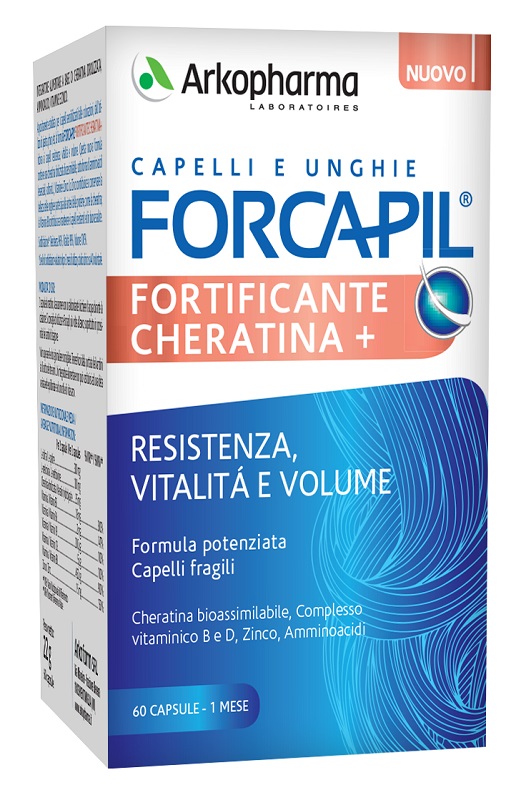 FORCAPIL FORTIFICANTE CHERATINA 60 CAPSULE - Farmacia Puddu Baire S.r.l.