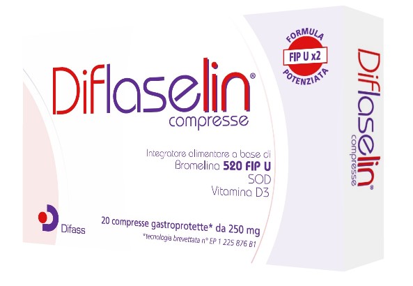 DIFLASELIN 20 COMPRESSE GASTROPROTETTE 250 MG - Farmacia Puddu Baire S.r.l.