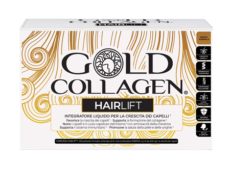 GOLD COLLAGEN HAIRLIFT 10 FLACONI DA 50 ML - Farmacia Puddu Baire S.r.l.