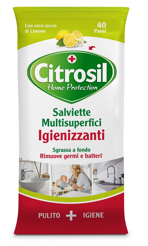 CITROSIL SALVIETTE IGIENIZZANTI LIMONE 40 PEZZI - Farmacia Puddu Baire S.r.l.