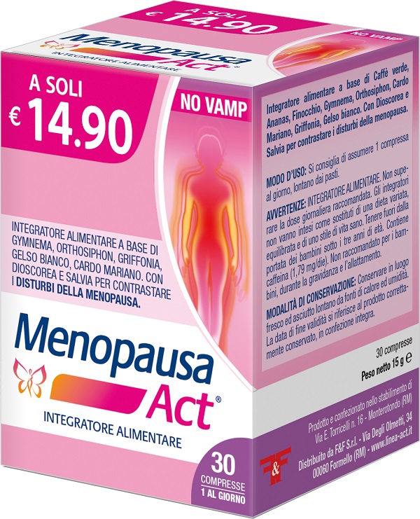 MENOPAUSA ACT 30 COMPRESSE - Farmacia Puddu Baire S.r.l.