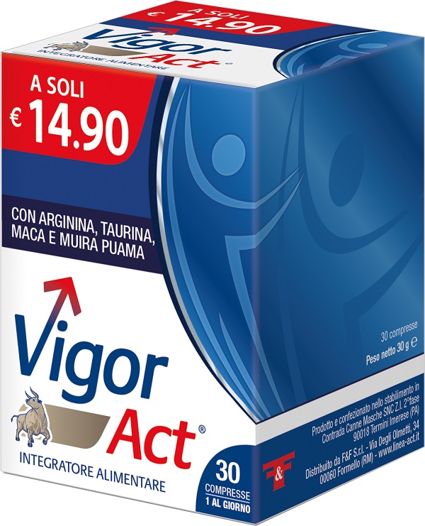 VIGOR ACT 30 COMPRESSE - Farmacia Puddu Baire S.r.l.