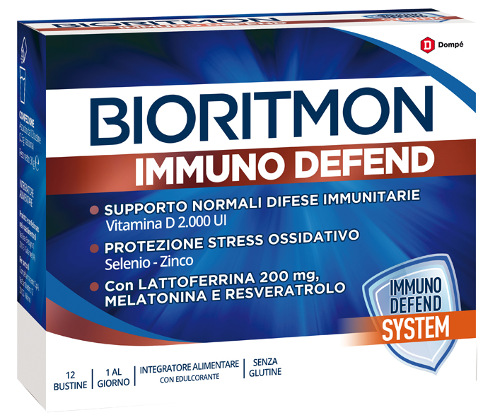 BIORITMON IMMUNO DEFEND 12 BUSTINE - Farmacia Puddu Baire S.r.l.