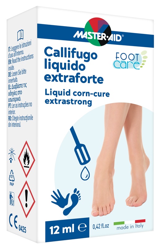 CEROTTO CALLIFUGO MASTER-AID FOOTCARE LIQUIDO 12 ML B4 - Farmacia Puddu Baire S.r.l.