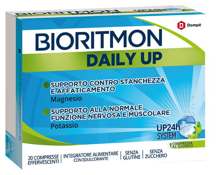 BIORITMON DAILY UP 20 COMPRESSE SENZA ZUCCHERO - Farmacia Puddu Baire S.r.l.