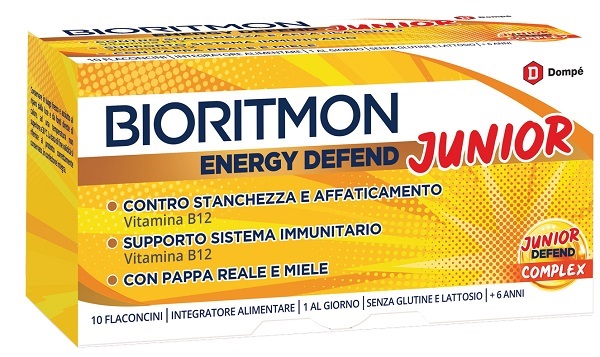 BIORITMON ENERGY DEFEND JUNIOR 10 FLACONCINI 10 ML - Farmacia Puddu Baire S.r.l.