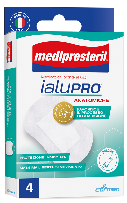 MEDIPRESTERIL IALUPRO BRACCIA 7,5X10 CM 4 PEZZI - Farmacia Puddu Baire S.r.l.