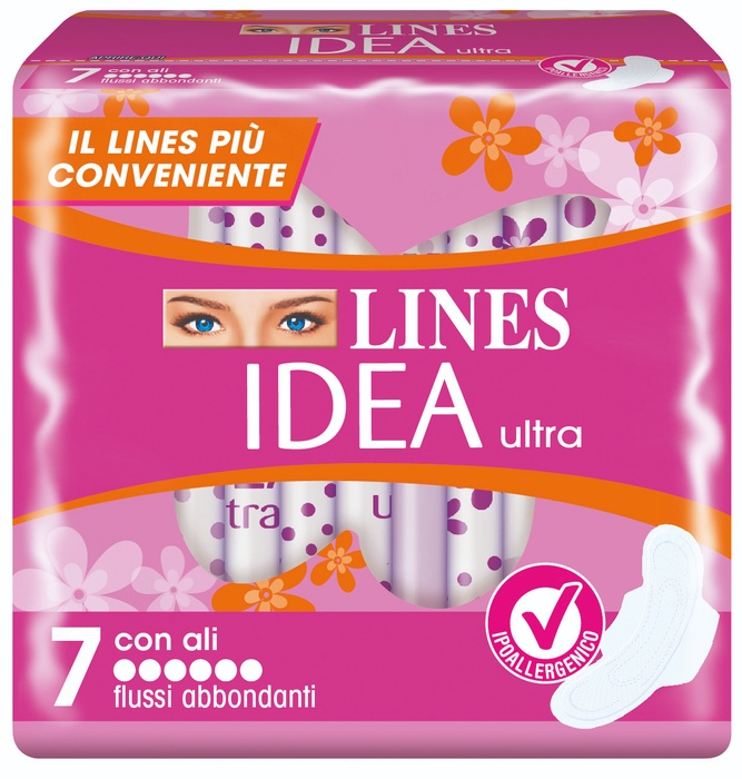 LINES IDEA ULTRA FLUSSI ABBONDANTI 7 PEZZI - Farmacia Puddu Baire S.r.l.