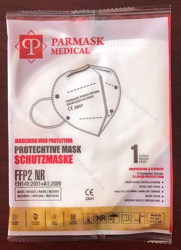 MASCHERINA FFP2 PS1001 BIANCO 1 PEZZO - Farmacia Puddu Baire S.r.l.