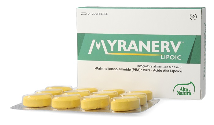 MYRANERV LIPOIC 24 COMPRESSE - Farmacia Puddu Baire S.r.l.