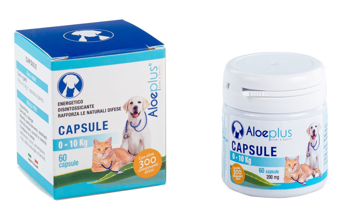 ALOEPLUS CAPSULE CANI/GATTI 0-10 KG - Farmacia Puddu Baire S.r.l.