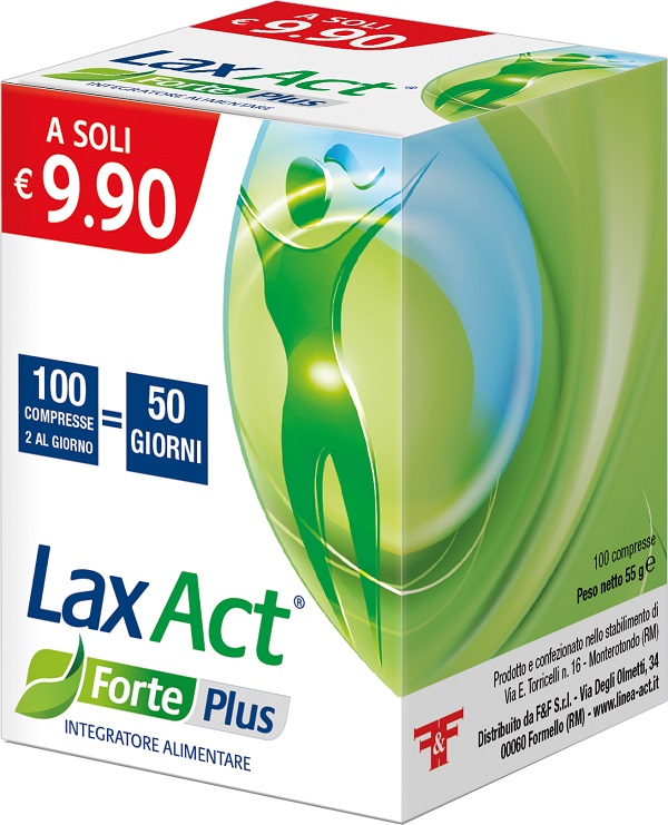 LAX ACT FORTE PLUS 100 COMPRESSE - Farmacia Puddu Baire S.r.l.