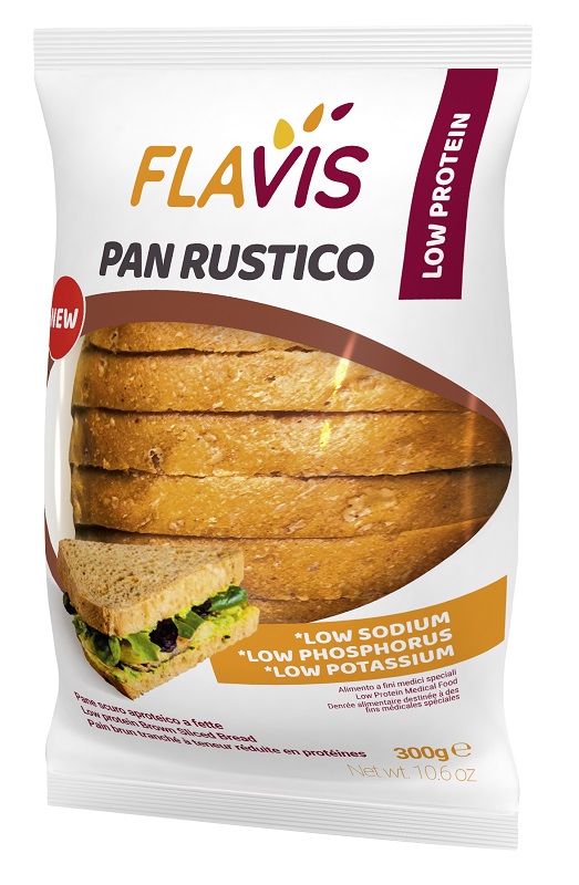 FLAVIS PAN RUSTICO APROTEICO 300 G - Farmacia Puddu Baire S.r.l.