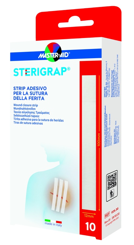 MASTER-AID STERIGRAP STRIP ADESIVO SUTURA FERITE 100X12 MM 6 PEZZI - Farmacia Puddu Baire S.r.l.