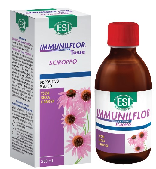 ESI IMMUNILFLOR SCIROPPO TOSSE 200 ML - Farmacia Puddu Baire S.r.l.