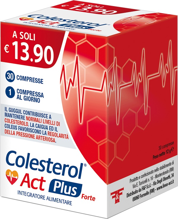 COLESTEROL ACT PLUS FORTE 30 COMPRESSE - Farmacia Puddu Baire S.r.l.