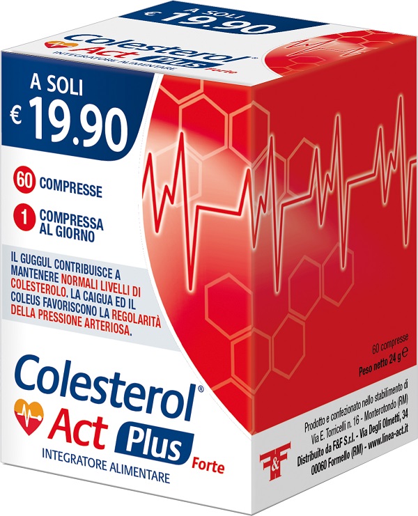 COLESTEROL ACT PLUS FORTE 60 COMPRESSE - Farmacia Puddu Baire S.r.l.