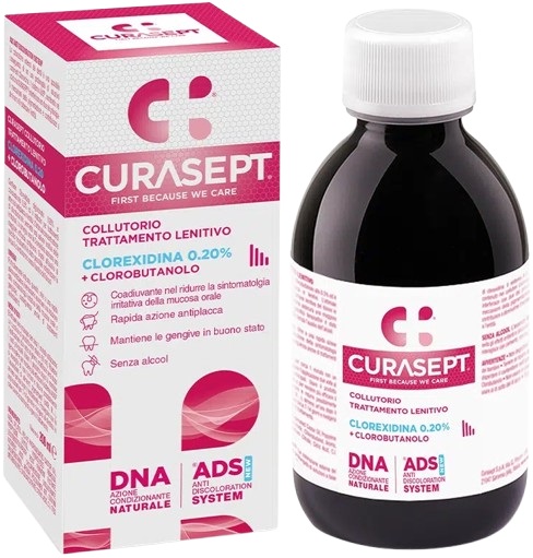 CURASEPT COLLUTORIO ADS DNA TRATTAMENTO LENITIVO 200 ML - Farmacia Puddu Baire S.r.l.