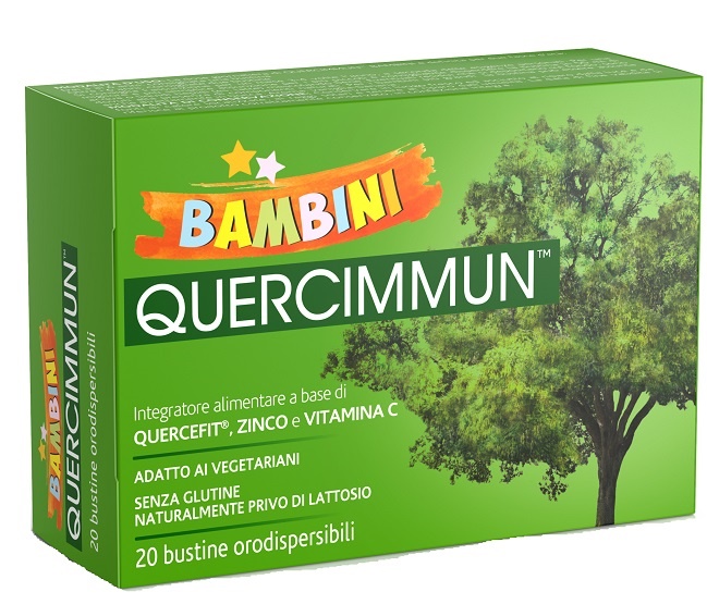 QUERCIMMUN BAMBINI 20 BUSTINE OROSOLUBILI - Farmacia Puddu Baire S.r.l.