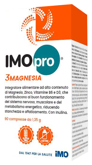 IMOPRO 3 MAGNESIA 90 COMPRESSE - Farmacia Puddu Baire S.r.l.