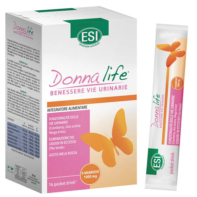 ESI DONNA LIFE VIE URINARIE 16 POCKET DRINK - Farmacia Puddu Baire S.r.l.