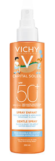 CAPITAL SOLEIL SPRAY KID WATER RESIST 50+ 200 ML - Farmacia Puddu Baire S.r.l.