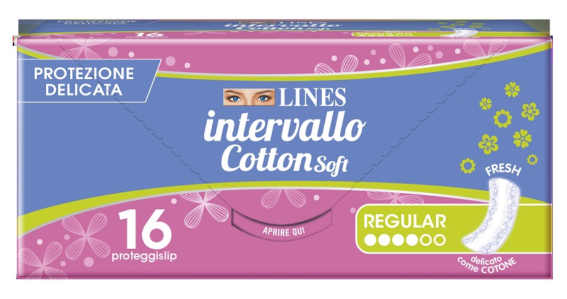 PROTEGGISLIP LINES INTERVALLO COTTON SOFT FRESH DISTESI 16 PEZZI - Farmacia Puddu Baire S.r.l.