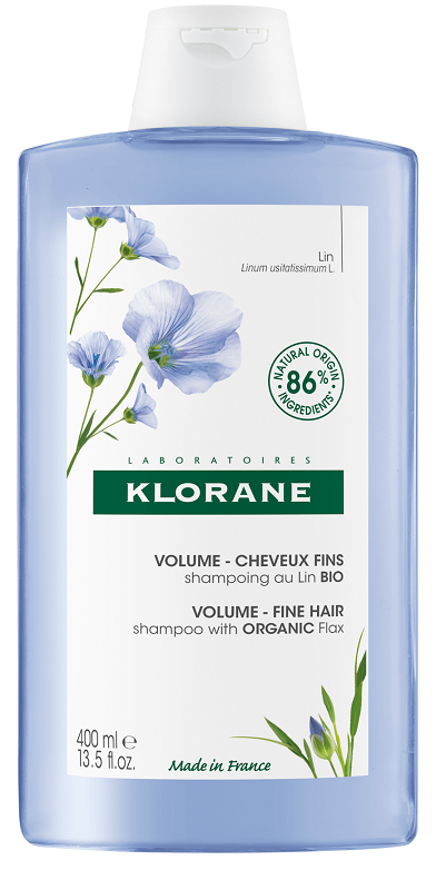 KLORANE SHAMPOO VOLUME FINE HAIR CON LINO 400 ML - Farmacia Puddu Baire S.r.l.