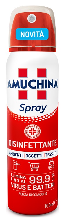 AMUCHINA SPRAY AMBIENTI OGGETTI TESSUTI 100 ML - Farmacia Puddu Baire S.r.l.