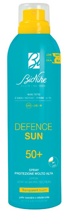 DEFENCE SUN SPRAY TRANSPARENT TOUCH 50+ 200 ML - Farmacia Puddu Baire S.r.l.