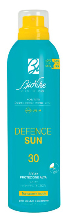 DEFENCE SUN SPRAY TRANSPARENT TOUCH 30 200 ML - Farmacia Puddu Baire S.r.l.