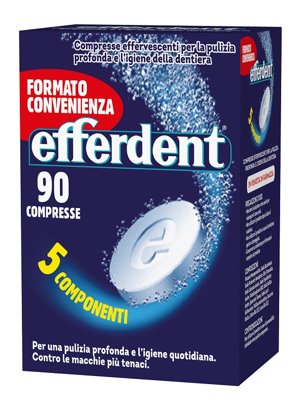 EFFERDENT 90 COMPRESSE EFFERVESCENTI - Farmacia Puddu Baire S.r.l.
